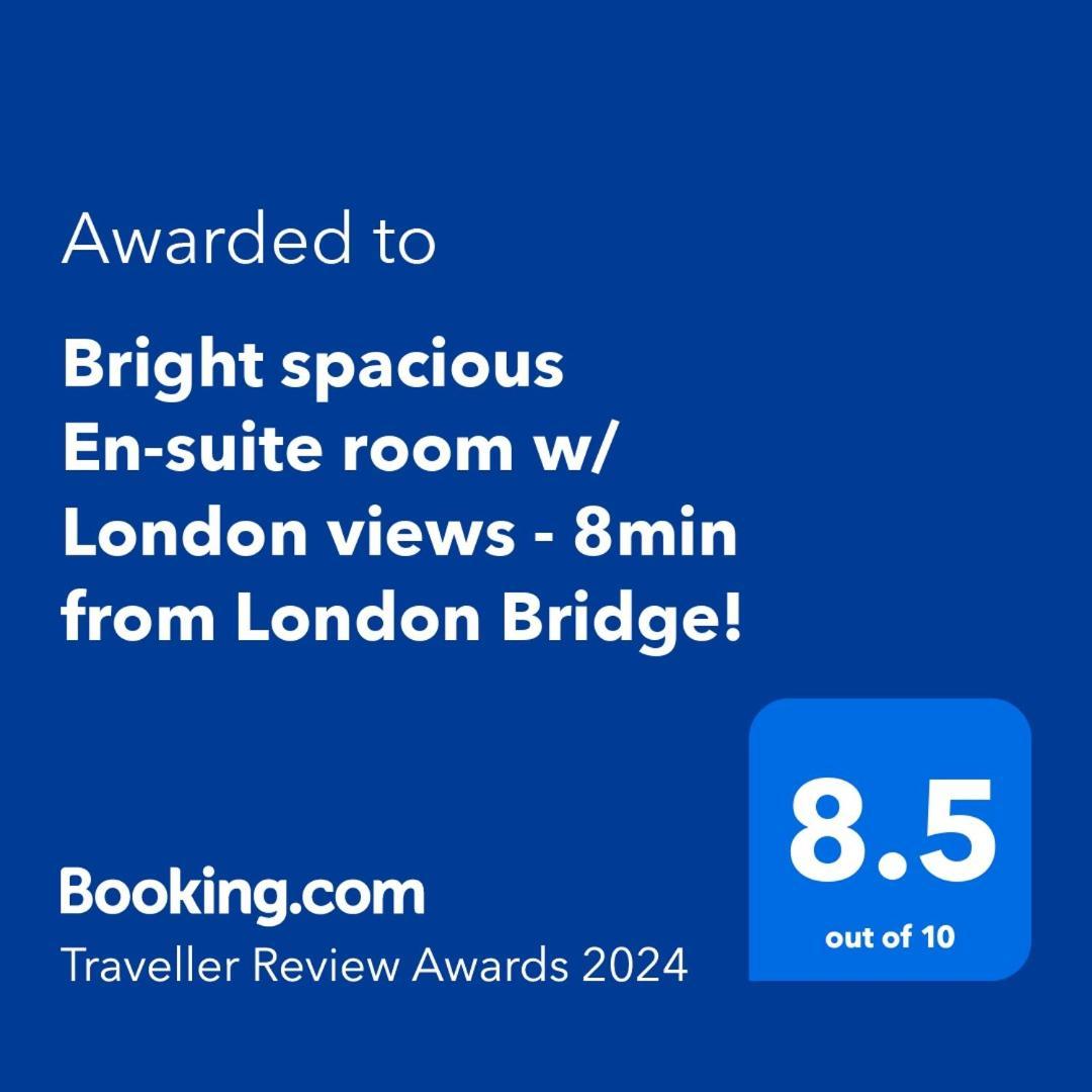 Bright Spacious En-Suite Room W/ London Views - 8Min From London Bridge! Buitenkant foto